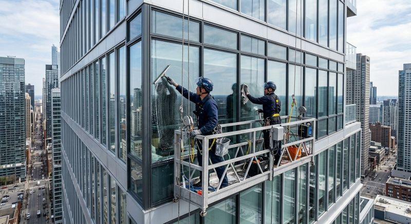Office Building Window Washing in Denver County, CO