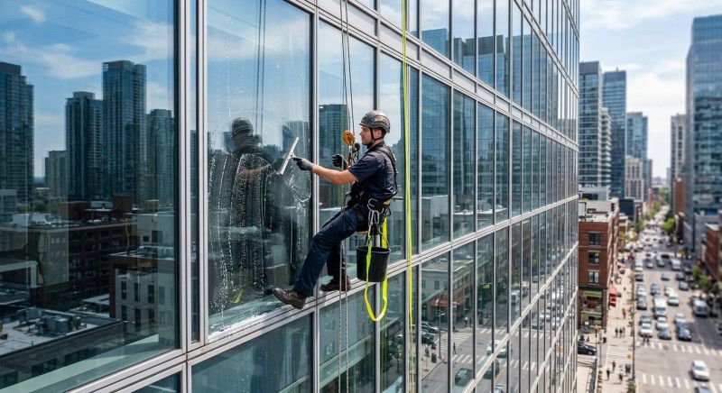 Office Building Window Washing in Denver County, CO